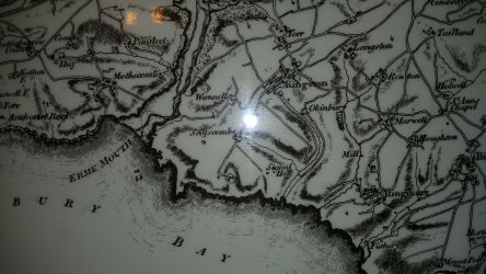 Old map of Erme mouth