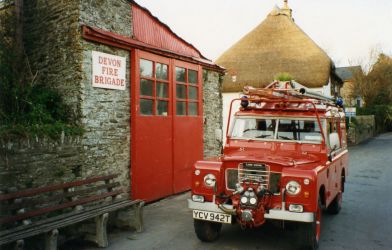 Fire station & Landrover
