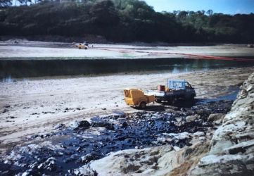 Oil Spill Wonwell 1990